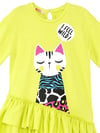 Denokids Kız Çocuk Orman Kedisi Elbise MS-23K1-010