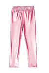 Denokids Kız Çocuk Parlak Uzun Tayt Metalik Pembe CFF-24S1-159