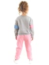 Denokids Kız Çocuk Rainbow Cat Eşofman Takım Cff-22S1-115