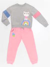 Denokids Kız Çocuk Rainbow Cat Eşofman Takım Cff-22S1-115