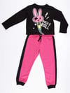 Denokids Kız Çocuk Rock And Bunny T-shirt Pantolon Takım MS-21S1-052