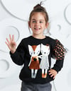 Denokids Kız Çocuk Sıkı Dostlar Tüllü Sweatshirt Ms-20S1-466