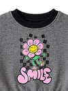 Denokids Kız Çocuk Smile Eşofman Takımı Antrasit CFF-26S1-047