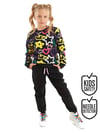 Denokids Kız Çocuk Street Style Eşofman Takımı Siyah MS-23S1-050