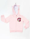 Denokids Kız Çocuk Unicorn Kapişonlu Fermuarlı Sweatshirt Pembe CFF-19K1-051