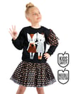 Denokids Kız Çocuk Yıldız Siyah Tüllü Tütü Etek Siyah CFF-25S1-035