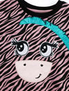 Denokids Kız Çocuk Zebra Sweatshirt CFF-21S1-031