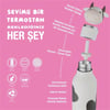 Globber Asobu Bestle Bottle Pipetli Çelik Suluk Cow SBV44-COW