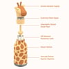 Globber Asobu Bestle Bottle Pipetli Çelik Suluk Giraffe SBV44-GIRAFFE