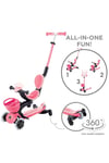 Globber Go Up Baby 360 Işıklı Scooter Koyu Pastel Pembe 844-210