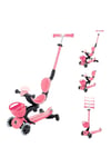 Globber Go Up Baby 360 Işıklı Scooter Koyu Pastel Pembe 844-210