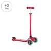 Globber Primo Plus Işıklı Scooter Kırmızı 442-102