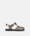 İgor Kız Çocuk Clasica Glitter Sandalet Ayakkabı Füme S10374-071