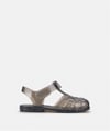 İgor Kız Çocuk Clasica Glitter Sandalet Ayakkabı Füme S10374-071