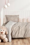 Kanz Bebek Bear Müslin 3 Parça Nevresim Takımı Kahverengi KNZ-013