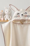 Kanz Bebek Bunny Havlu Panço Krem KNZ-038