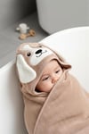 Kanz Bebek Dog Havlu Kundak 75*75  Bej KNZ-037