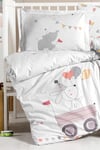 Kanz Bebek Elephant Pamuklu 4 Parça Nevresim Takımı KNZ-001