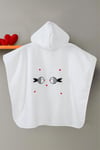 Kanz Bebek Fish Havlu Panço Beyaz KNZ-038
