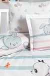 Kanz Bebek Little Panda Pamuklu 4 Parça Nevresim Takımı KNZ-001