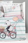 Kanz Bebek Little Panda Pamuklu 4 Parça Nevresim Takımı KNZ-001