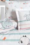 Kanz Bebek Little Panda Pamuklu 4 Parça Nevresim Takımı KNZ-001