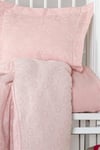 Kanz Kız Bebek Heart Müslin 3 Parça Nevresim Takımı Pembe KNZ-013
