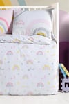 Kanz Kız Bebek Rainbow Pamuklu 4 Parça Nevresim Takımı KNZ-001