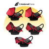 Kinder Baby Jade Anakucağı (0-13 Kg)  Bordo 9158