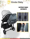 Kinder Baby Merlin Anne Bebek Bakım Çantası Gri