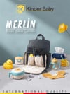 Kinder Baby Merlin Anne Bebek Bakım Çantası Siyah