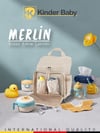 Kinder Baby Merlin Anne Bebek Bakım Çantası Bej