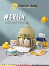 Kinder Baby Merlin Anne Bebek Bakım Çantası Yeşil