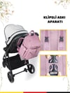 Kinder Baby Merlin Anne Bebek Bakım Çantası Gül Kurusu