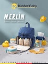 Kinder Baby Merlin Anne Bebek Bakım Çantası Lacivert