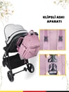 Kinder Baby Merlin Anne Bebek Bakım Çantası Gül Kurusu