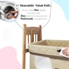 Kinder Baby Mia Anne Yanı Beşiği Bej