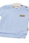 Kinder Baby Miniş Bebe Fitilli Pamuklu Bebek Takımı İndigo 1093