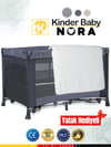 Kinder Baby Nora Park Yatak Oyun Parkı Beşik 70*110 Cm + Yatak Hediyeli Füme