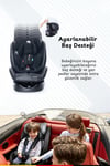 Kinder Baby Safe Fix 360 Derece 0-36 Kg Oto Koltuğu Siyah 7080