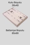 Kinder Baby Sevil Erkek Bebek Desenli Triko Battaniye Beyaz 1013