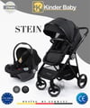 Kinder Baby Stein Travel Sistem Çift Yönlü Bebek Arabası Siyah 7090