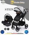 Kinder Baby Stein Travel Sistem Çift Yönlü Bebek Arabası Gri 7090 
