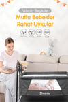 Kinder Baby Woolly Portatif Sallanır Anne Yanı Beşik Antrasit Knd1020