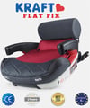 Kraft Flat Fix Booster Oto Koltuğu Kırmızı
