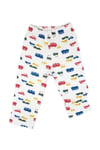 Luggi Baby Erkek Çocuk Araba Baskılı Pijama Takımı Ekru LG-5202