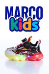 Marco Kids Erkek Çocuk Işıklı Spor Ayakkabı Sarı 26Y1214