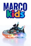 Marco Kids Erkek Çocuk Işıklı Spor Ayakkabı Turuncu 26Y1214
