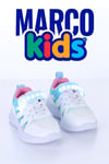 Marco Kids Kız Çocuk Işıklı Spor Ayakkabı Beyaz 26Y905