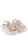 Marco Kids Kız Çocuk Taşlı Sandalet Krem 26Y846